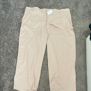 Eloquii Light Pink Satin Pants